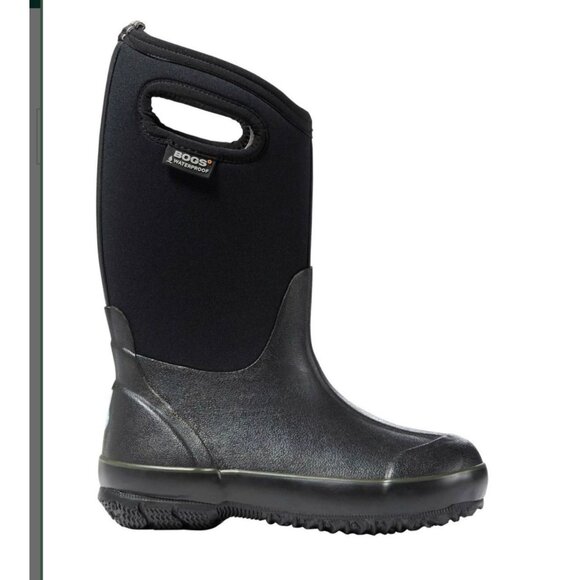 Bogs Classic Black Winter Boots, Size 10 - Picture 1 of 8